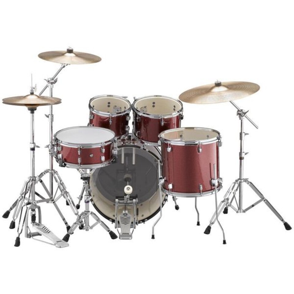 YAMAHA RYDEEN STANDARD 22" BURGUNDY GLITTER CON SET PIATTI PAISTE 101