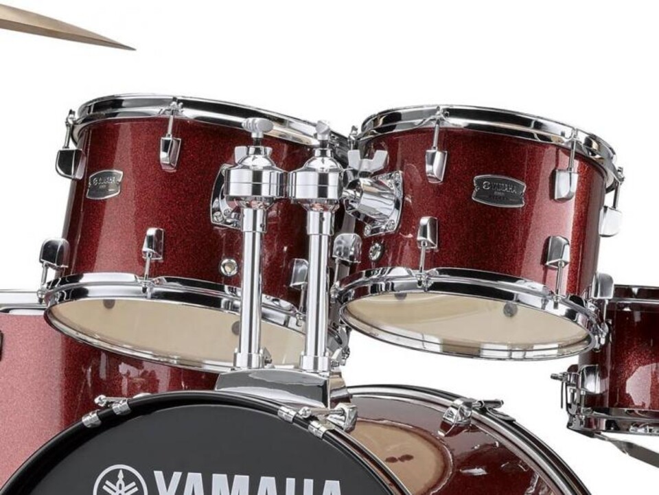 YAMAHA RYDEEN STANDARD 22" BURGUNDY GLITTER CON SET PIATTI PAISTE 101