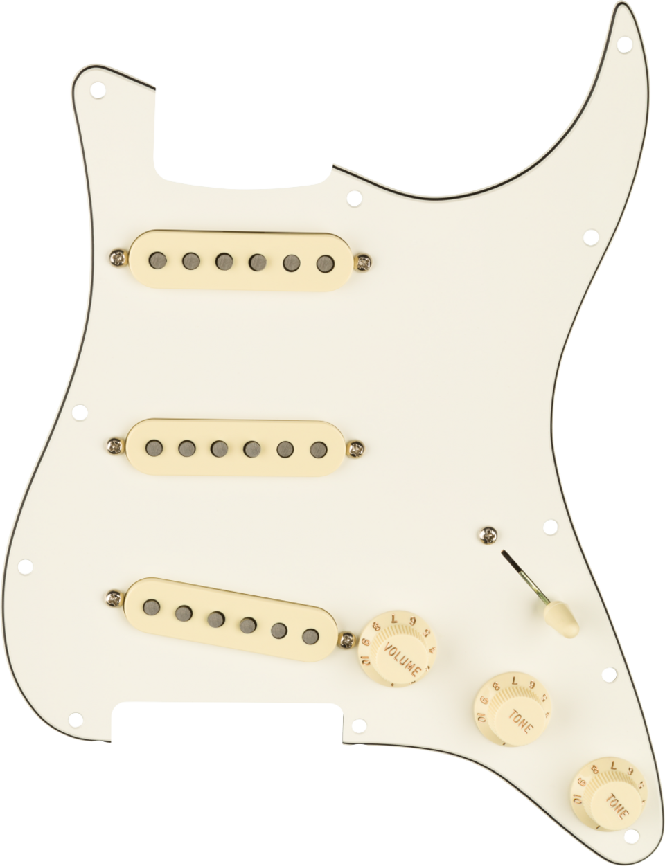 FENDER PRE WIRED STRAT PICKGUARD SSS TEX MEX