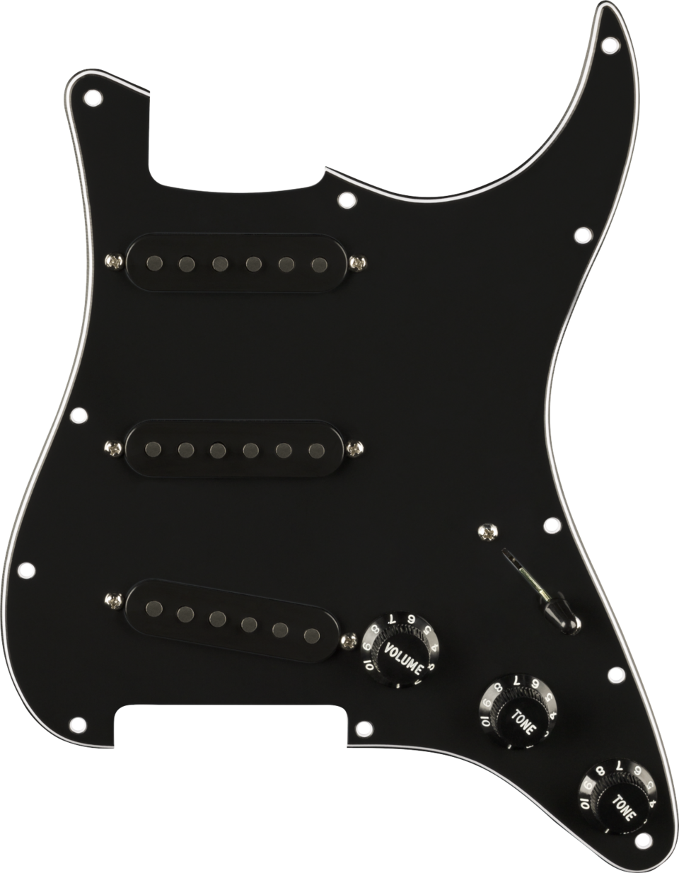FENDER PRE WIRED STRAT PICKGUARD SSS PURE VINTAGE '65 CON RWRP AL CENTRO