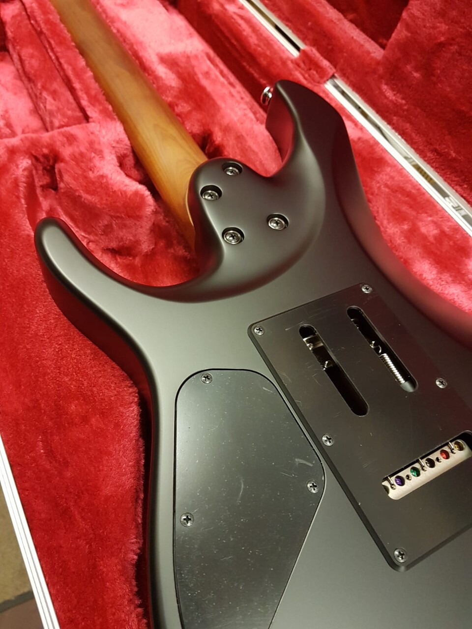 EX DEMO IBANEZ AZ2402 BKF BLACK FLAT PRESTIGE SERIES MADE IN JAPAN