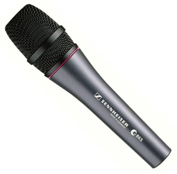 SENNHEISER E865 CONDENSATORE SUPERCARDIOIDE
