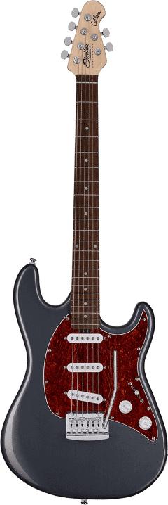 STERLING BY MUSIC MAN CUTLASS SSS CHARCOAL FROST