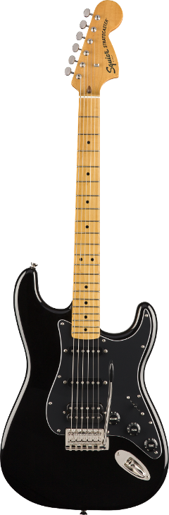 SQUIER CLASSIC VIBE '70S STRATOCASTER HSS MN BLACK