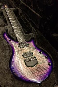 MUSIC MAN MAJESTY JOHN PETRUCCI SIGNATURE FLAME MAPLE TOP CRYSTAL AMETHYST LTD EDITION 2023 N.46/125