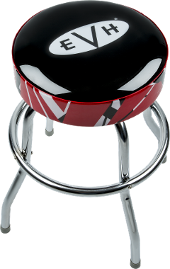 EVH LOGO WITH STRIPED TRIM BARSTOOL 24"