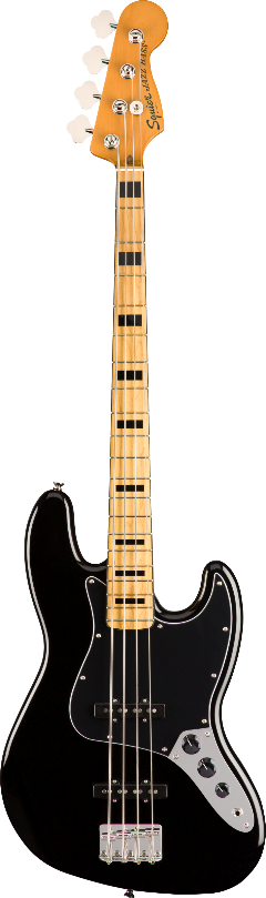 SQUIER CLASSIC VIBE '70S JAZZ BASS MN BLACK