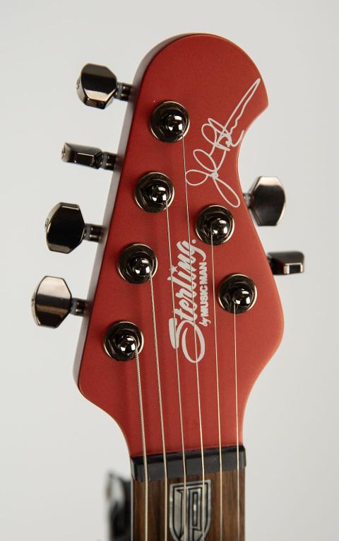 STERLING BY MUSIC MAN PETRUCCI MAJESTY 6 ICE CRIMSON RED