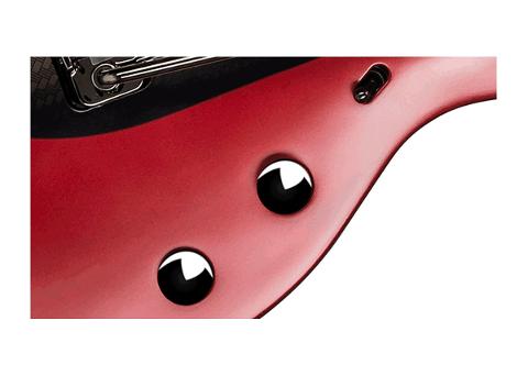 STERLING BY MUSIC MAN PETRUCCI MAJESTY 6 ICE CRIMSON RED