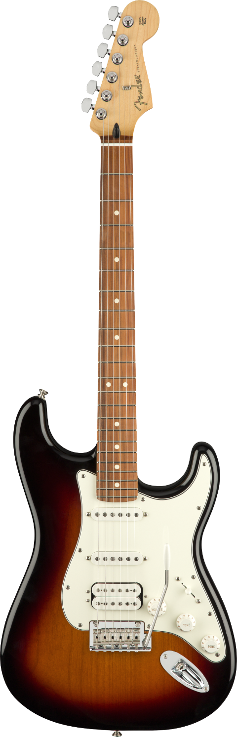 FENDER PLAYER STRATOCASTER HSS PF 3C SUNBURST CON BORSA FENDER MIDNIGHT BLUE IN OMAGGIO