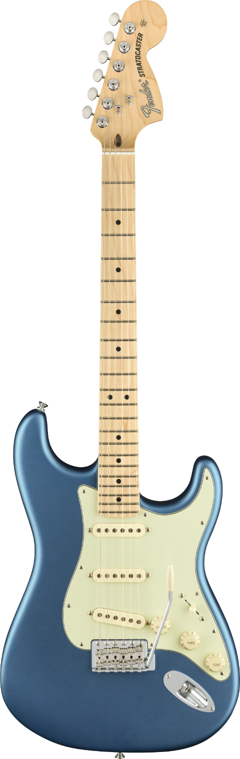 FENDER AMERICAN PERFORMER STRATOCASTER MN SATIN LAKE PLACID BLUE