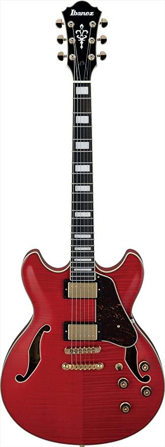 IBANEZ AS93 FM TCD TRANSPARENT CHERRY RED