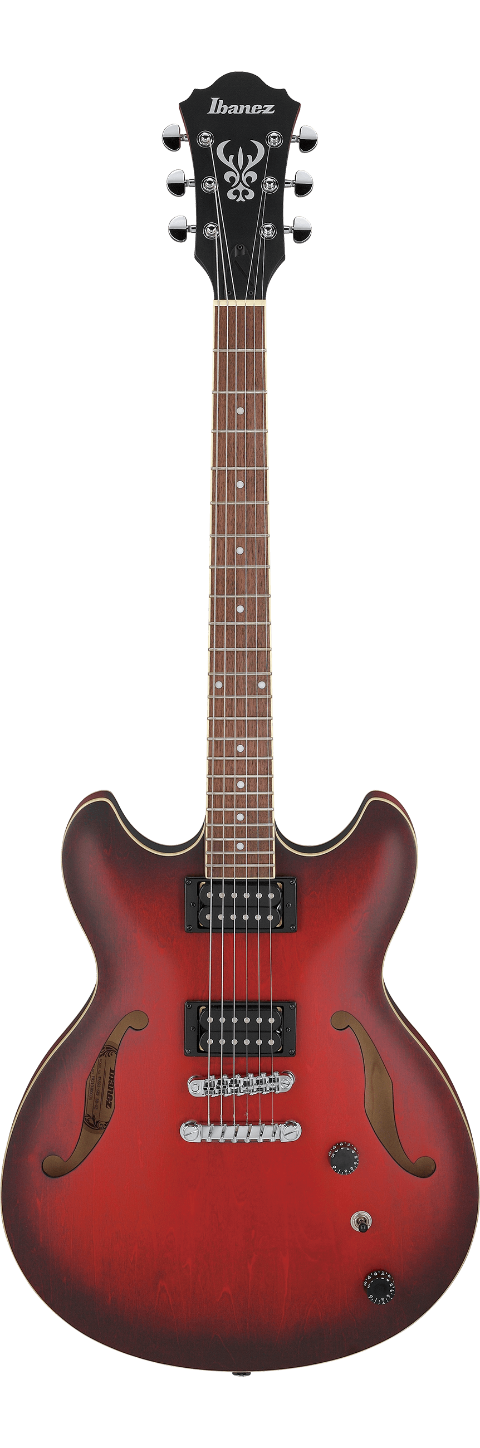 IBANEZ AS53 SRF TRANSPARENT RED FLAT