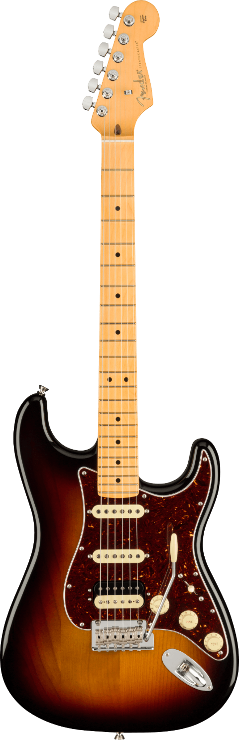 FENDER AMERICAN PROFESSIONAL II STRATOCASTER HSS MN 3 COLOR SUNBURST