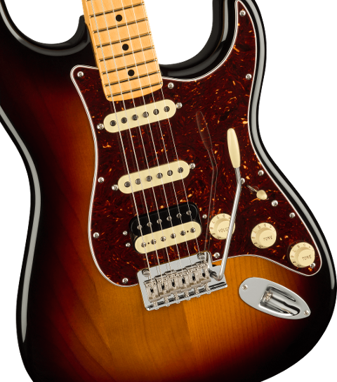 FENDER AMERICAN PROFESSIONAL II STRATOCASTER HSS MN 3 COLOR SUNBURST