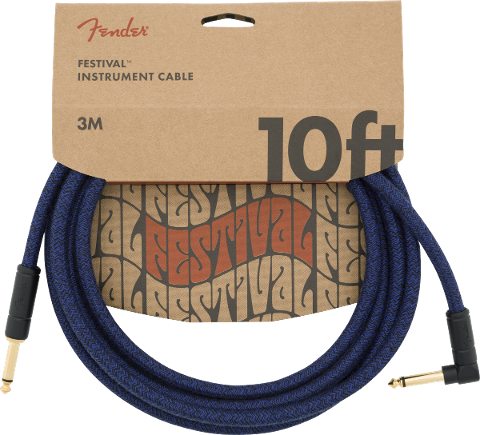 FENDER FESTIVAL INSTRUMENT CABLE BLUE DREAM 3 Mt.