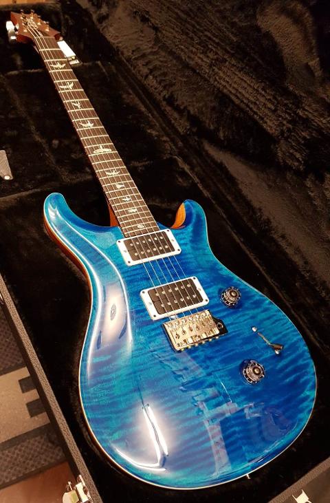 PRS PAUL REED SMITH CUSTOM 24 85/15 AQUAMARINE PATTERN THIN