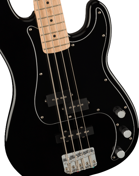 SQUIER AFFINITY PRECISION BASS MN BLACK R15 PACK