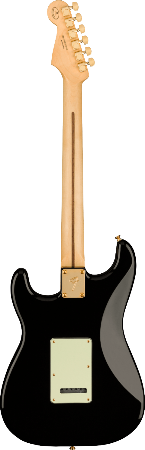 FENDER LIMITED EDITION PLAYER STRATOCASTER BLACK WITH GOLD HARDWARE