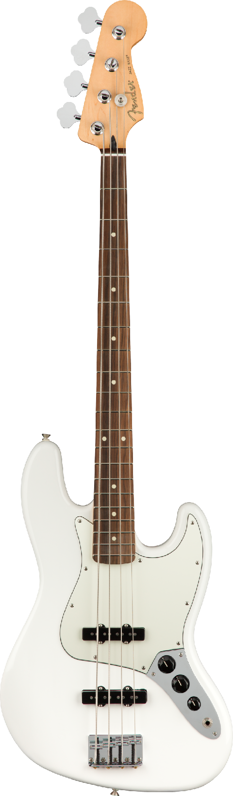 FENDER PLAYER JAZZ BASS PF POLAR WHITE CON BORSA IN OMAGGIO