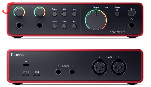 FOCUSRITE SCARLETT 2I2 (4TH GEN)