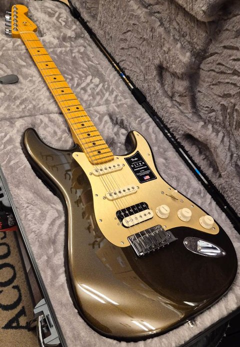 FENDER AMERICAN ULTRA STRATOCASTER HSS MN TEXAS TEA