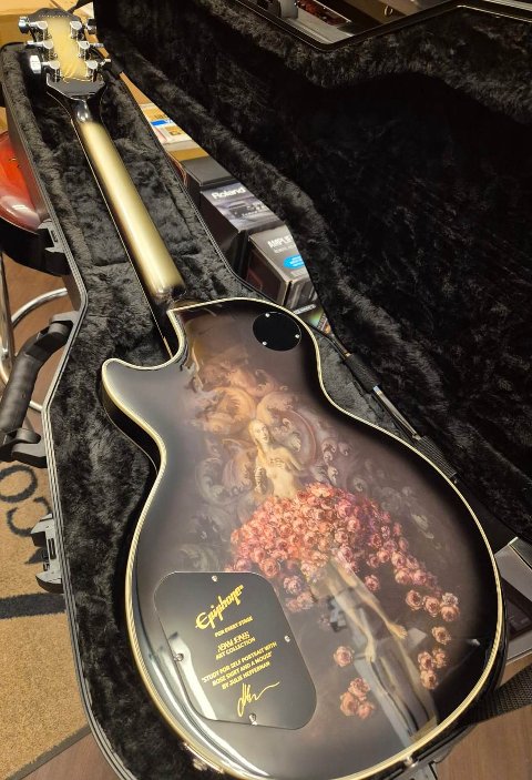 EPIPHONE ADAM JONES LES PAUL CUSTOM ART COLLECTION JULIE HEFFERNAN'S