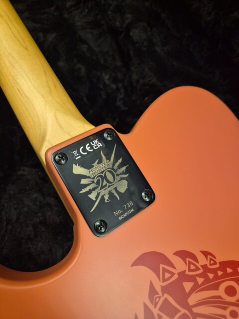 FENDER MONSTER HUNTER TELECASTER MJ RW RATHALOS RED LIMITED EDITION