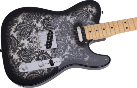 FENDER TELECASTER BLACK PAISLEY LIMITED EDITION 2025 JP-25