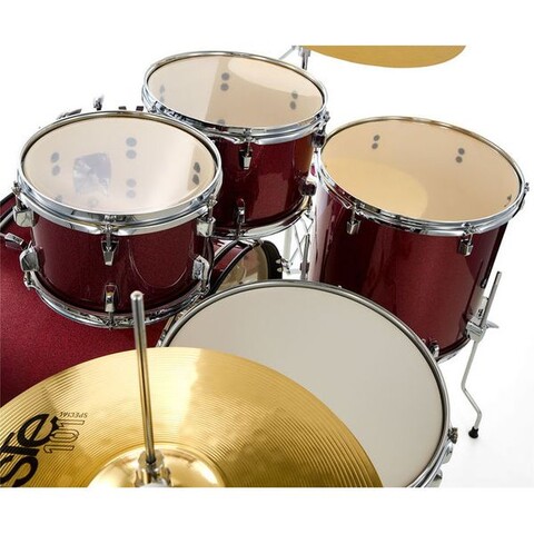 YAMAHA RYDEEN STANDARD 22" BURGUNDY GLITTER CON SET PIATTI PAISTE 101