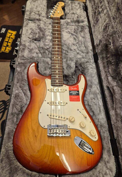 FENDER AMERICAN PROFESSIONAL STRATOCASTER RW SIENNA SUNBURST