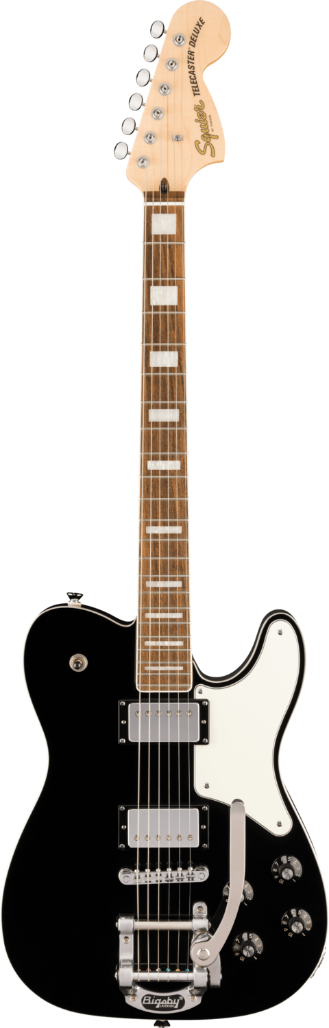SQUIER PARANORMAL TROUBLEMAKER TELECASTER DELUXE BIGSBY BLACK