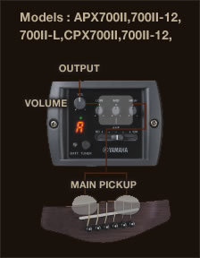 YAMAHA APX700 II 12 CORDE NATURAL