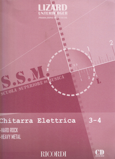 LIZARD CHITARRA ELETTRICA HARD ROCK HEAVY METAL PARTE 3-4 + CD