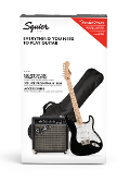 SQUIER SONIC STRATOCASTER PACK MN BLACK