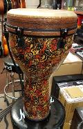 REMO DJ-0012-LM MULTI MASK LEON MOBLEY 12" DJEMBE CON BORSA MEINL