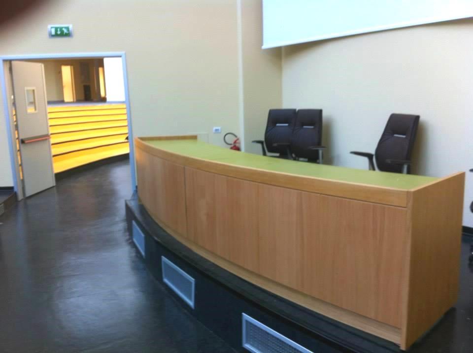 Arredamenti per il Polo diddattico della Facoltà di Giurispudenza, in via Roccaromana Catania
