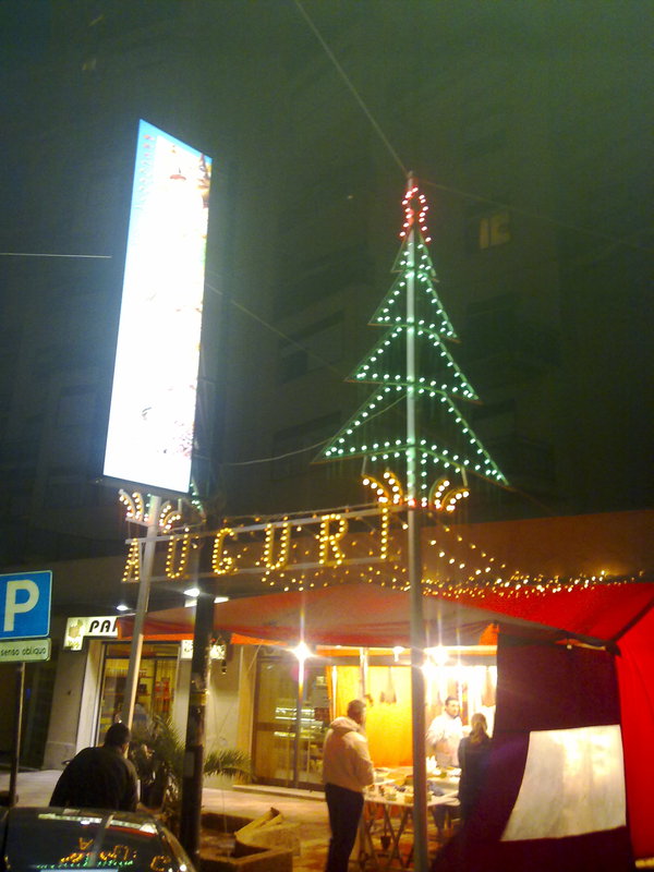 luminarie in tettoia