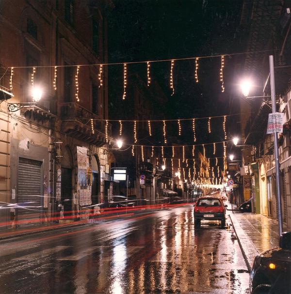 luminarie in tettoia