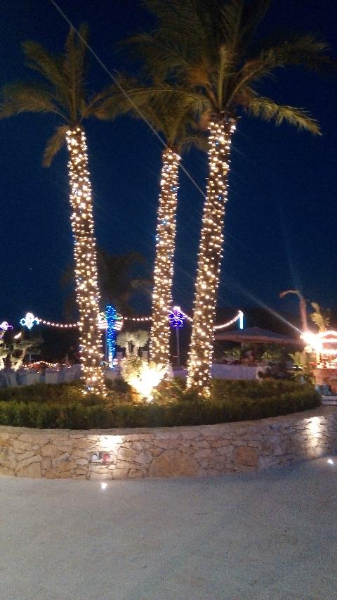 Addobbi viale Filari luminosi Lampade a Led
