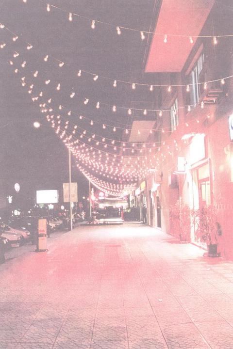 luminarie in tettoia