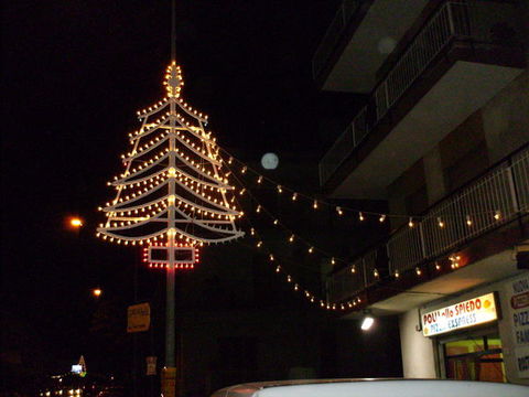 luminarie in addobbi natalizi