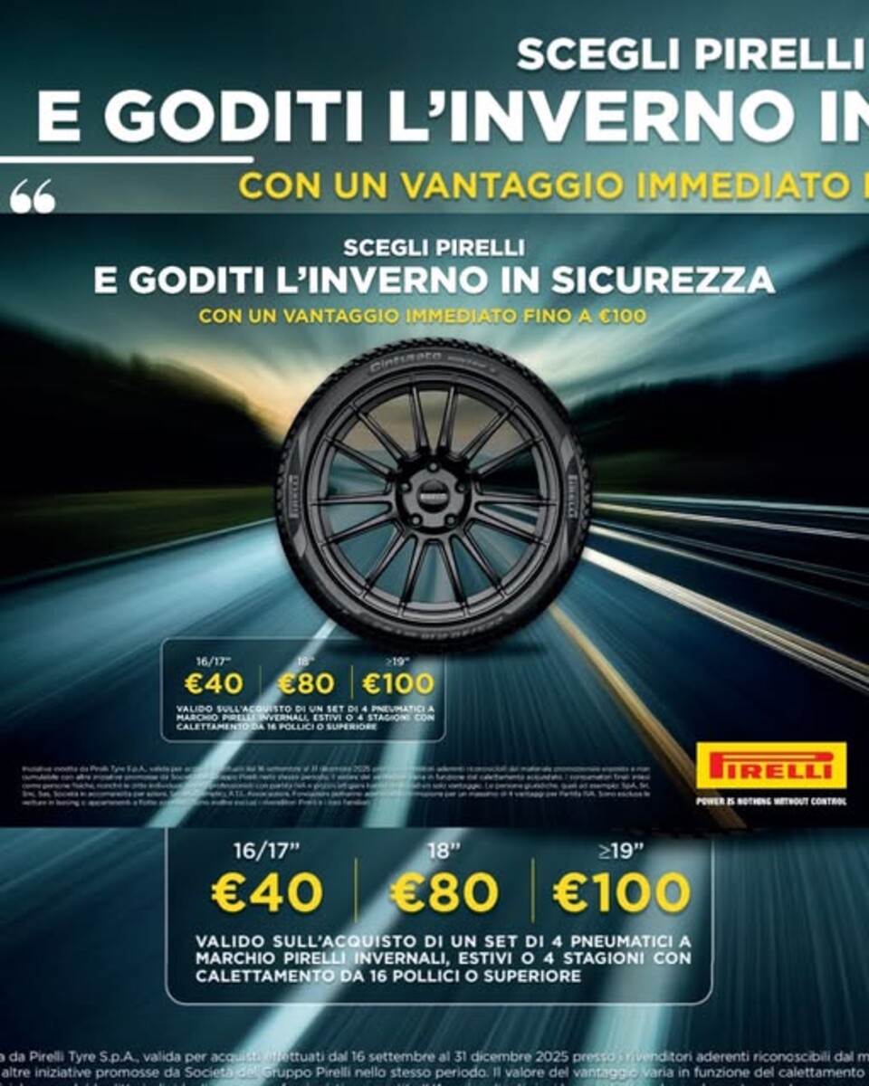 PROMOZIONE PIRELLI