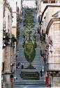The flowered scala in centro storico Caltagirone B&B Sicily 3200773315