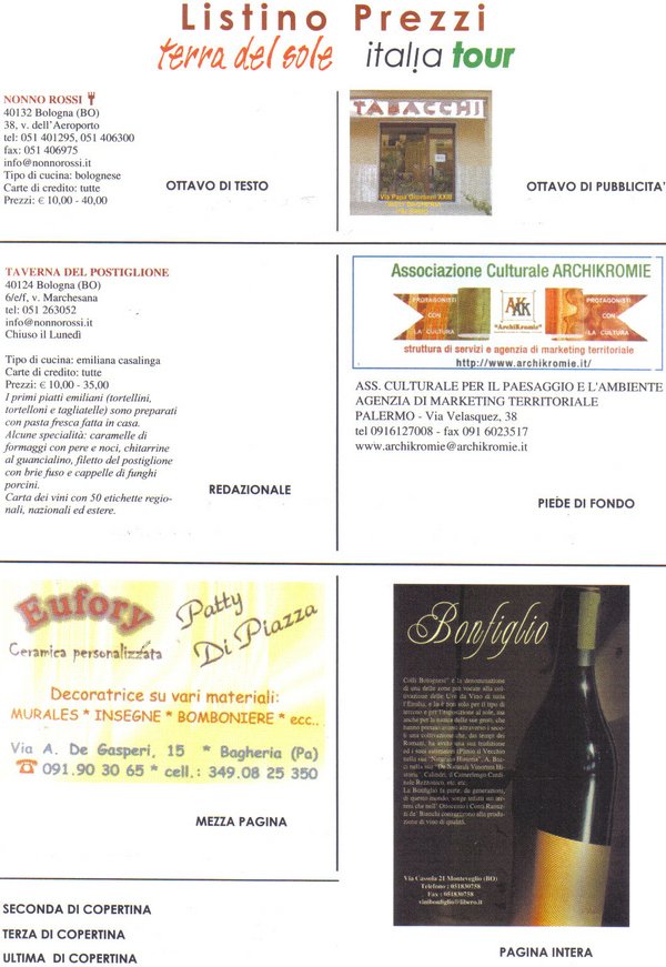 ITALIA TOUR