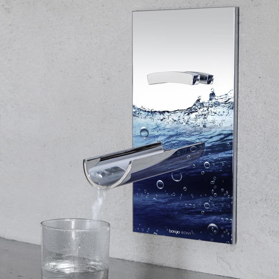 Gruppo lavabo a parete Bongio Acquaviva Custom