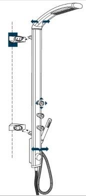 Colonna doccia  Metaform Fitness Shower