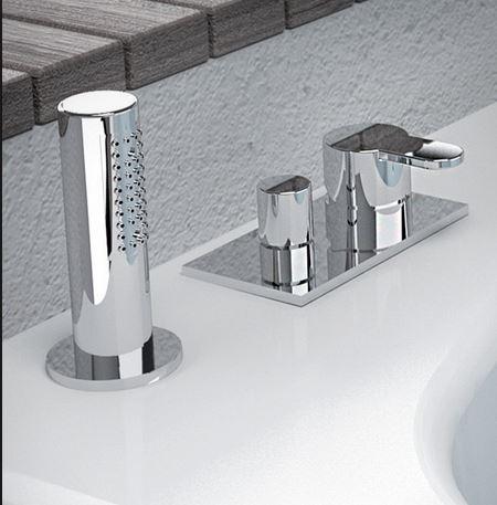 Vasca Idromassaggio KINEDO SLIM EDGE ASIMMETRICA ver. DigitalPlus b.co lucido con pannello