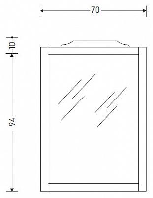 Composizione mobile bagno classico Eban Carla