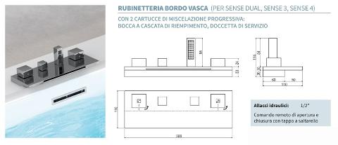 Vasca Idromassaggio doppia postazione Novellini Sense Dual